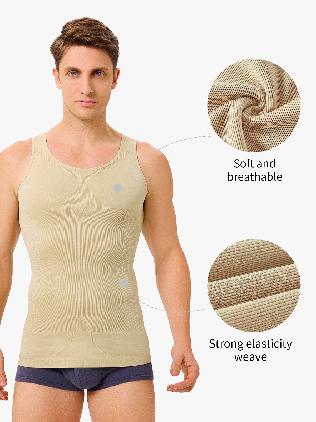 Men's Seamless Slimming Tank Top