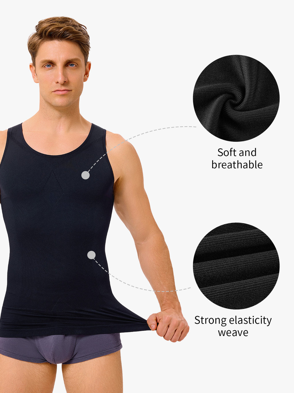 Men's Seamless Slimming Tank Top