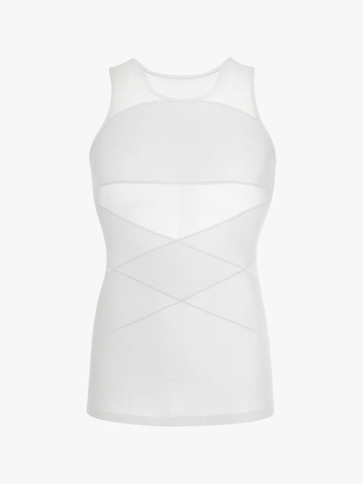 Mesh Breathable Compression Tank Top for Men