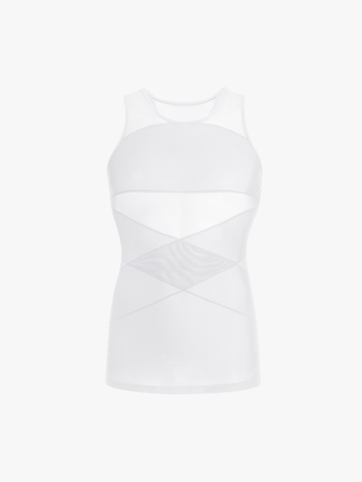 Mesh Breathable Compression Tank Top for Men
