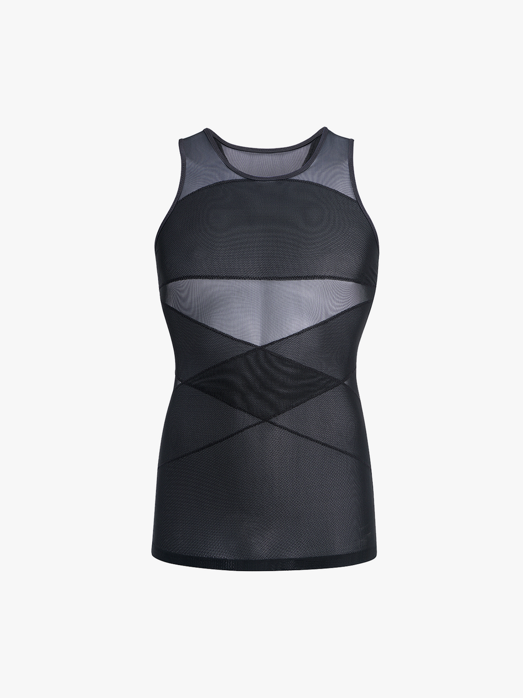 Mesh Breathable Compression Tank Top for Men