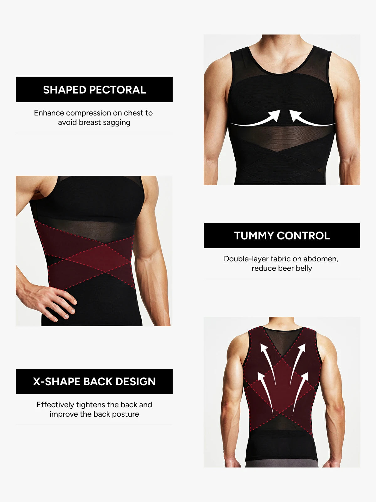 【Bundle】Compression Tank Top + Padded Shorts