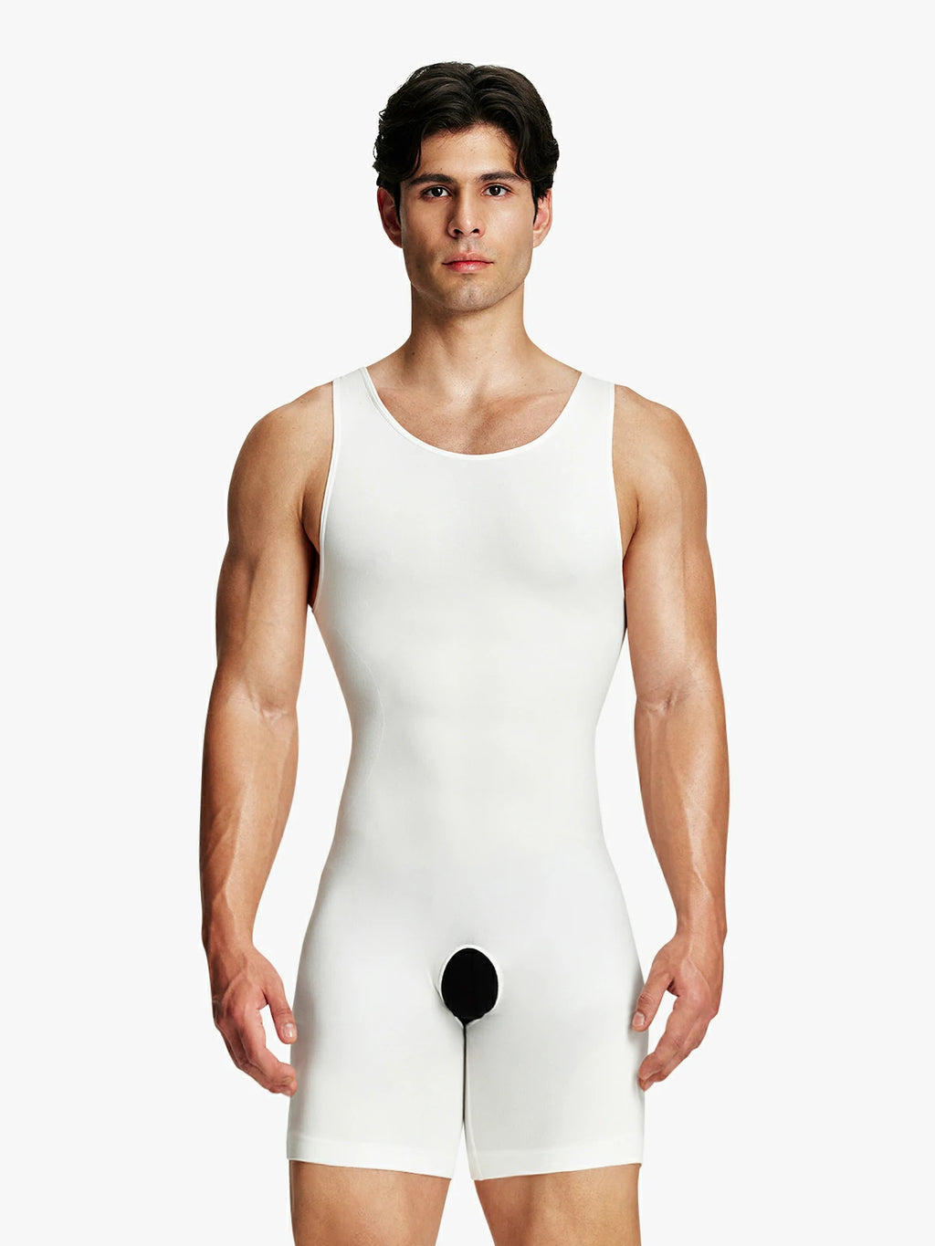 Seamless Comfort Crotch Opening  Full Body Shaper Bodysuit