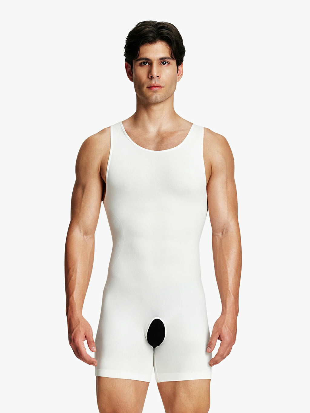 Seamless Comfort Crotch Opening  Full Body Shaper Bodysuit