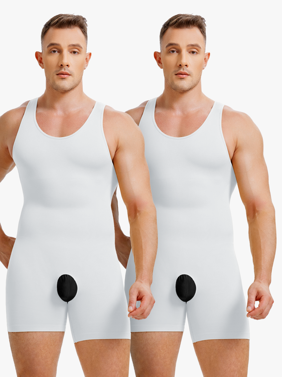 Seamless Comfort Crotch Opening  Full Body Shaper Bodysuit