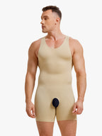 Seamless Comfort Crotch Opening  Full Body Shaper Bodysuit