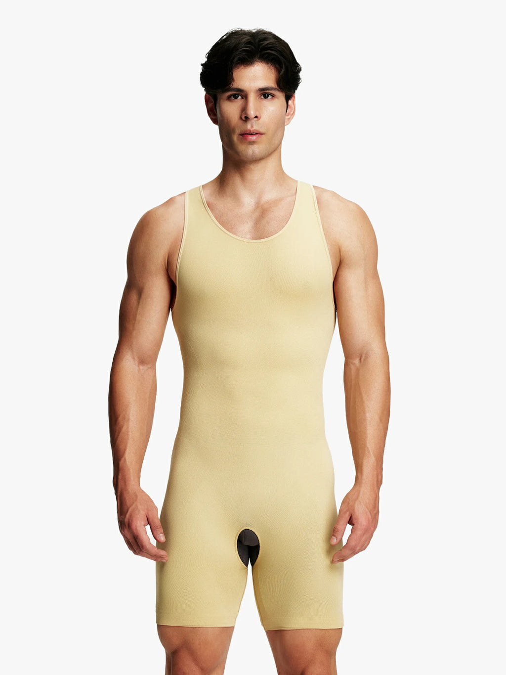 Seamless Comfort Crotch Opening  Full Body Shaper Bodysuit
