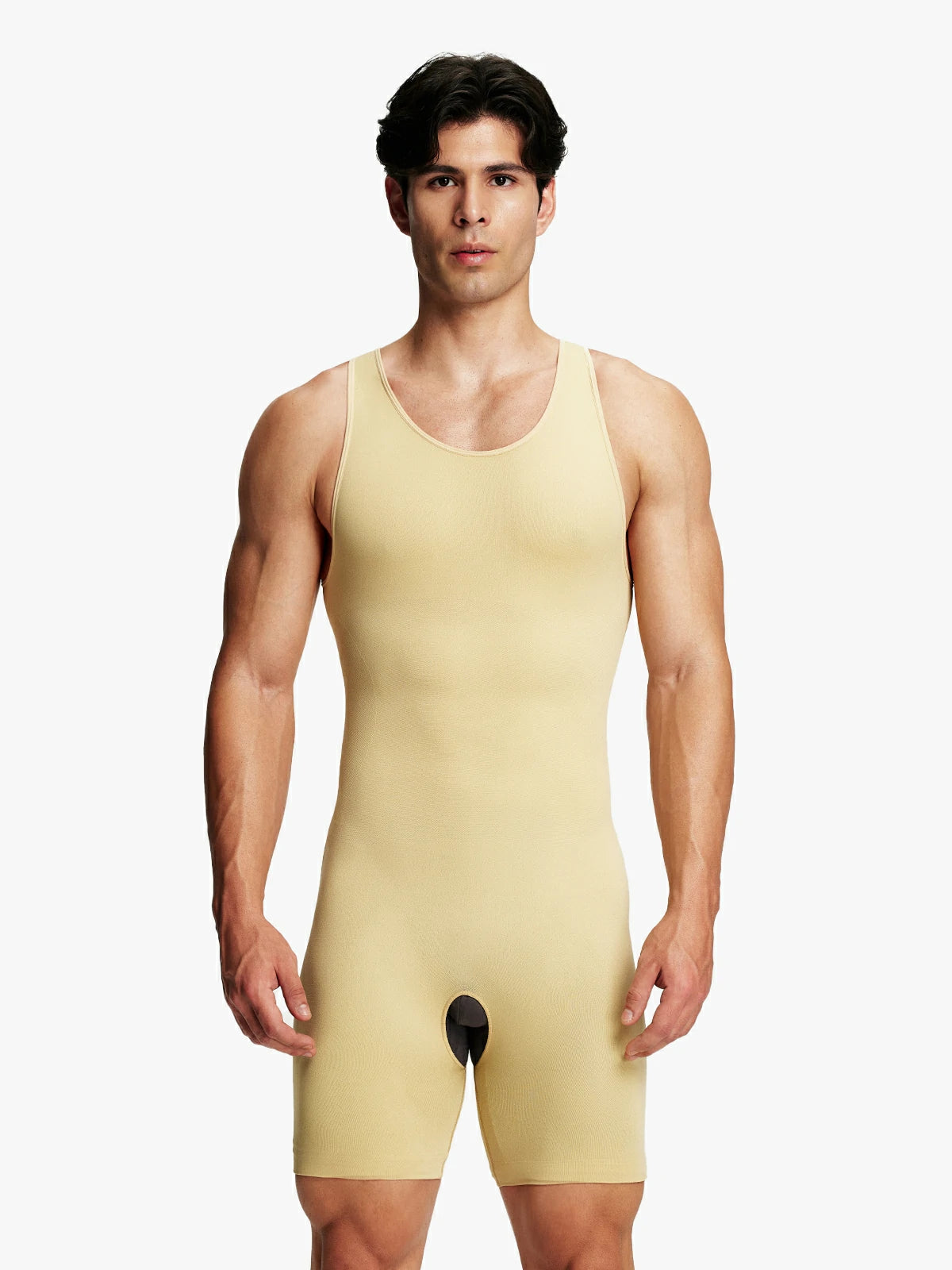 Seamless Comfort Crotch Opening  Full Body Shaper Bodysuit
