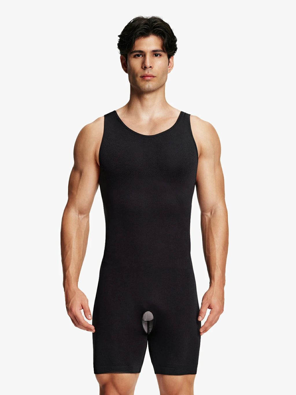 Seamless Comfort Crotch Opening  Full Body Shaper Bodysuit