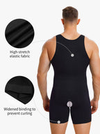 Seamless Comfort Crotch Opening  Full Body Shaper Bodysuit