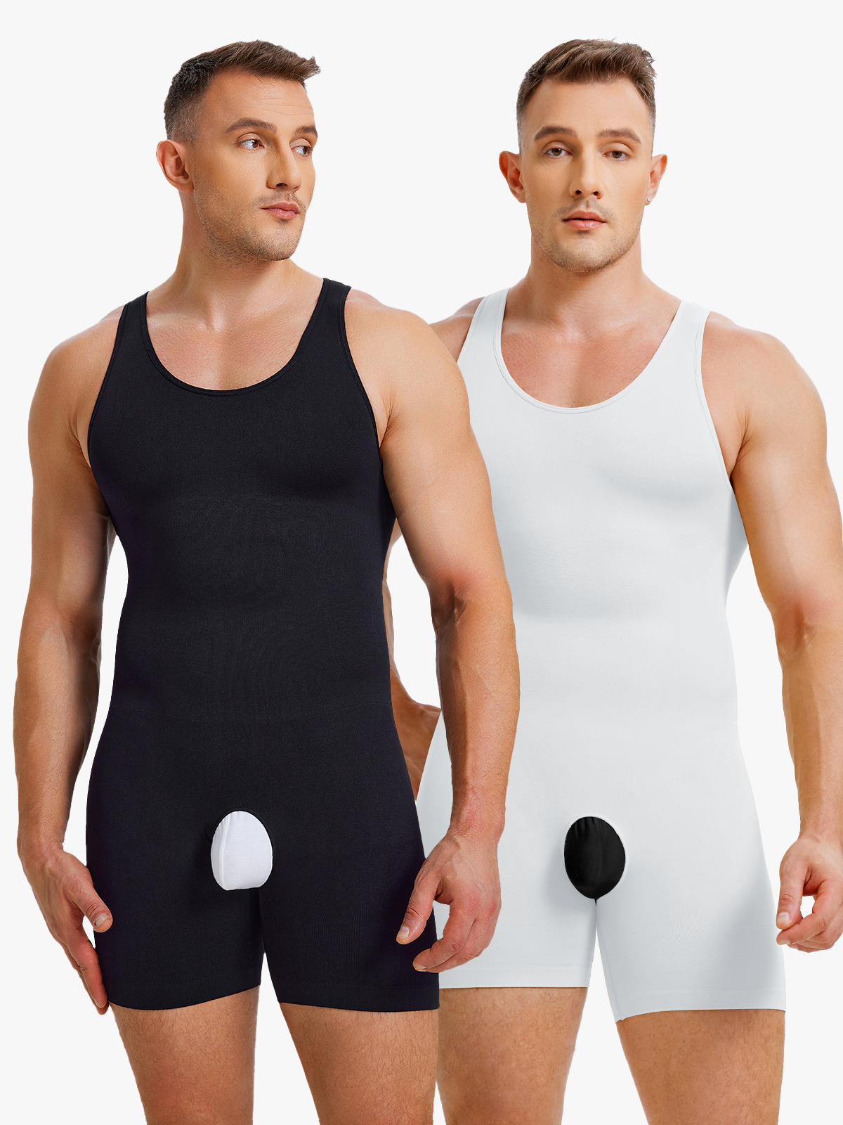Seamless Comfort Crotch Opening  Full Body Shaper Bodysuit
