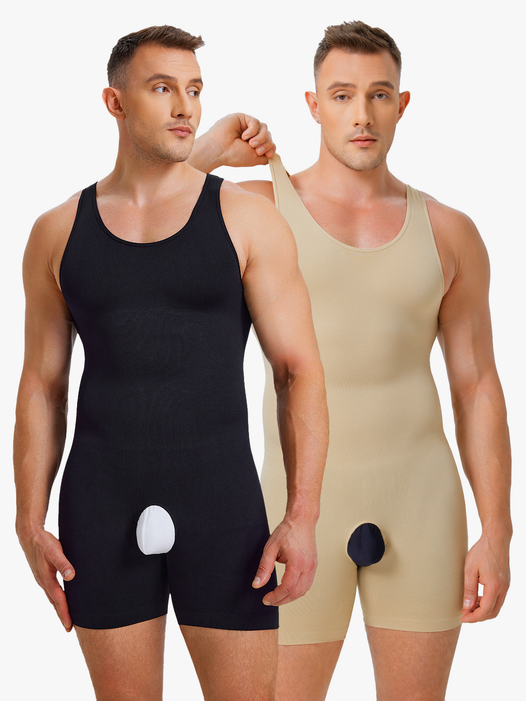 Seamless Comfort Crotch Opening  Full Body Shaper Bodysuit