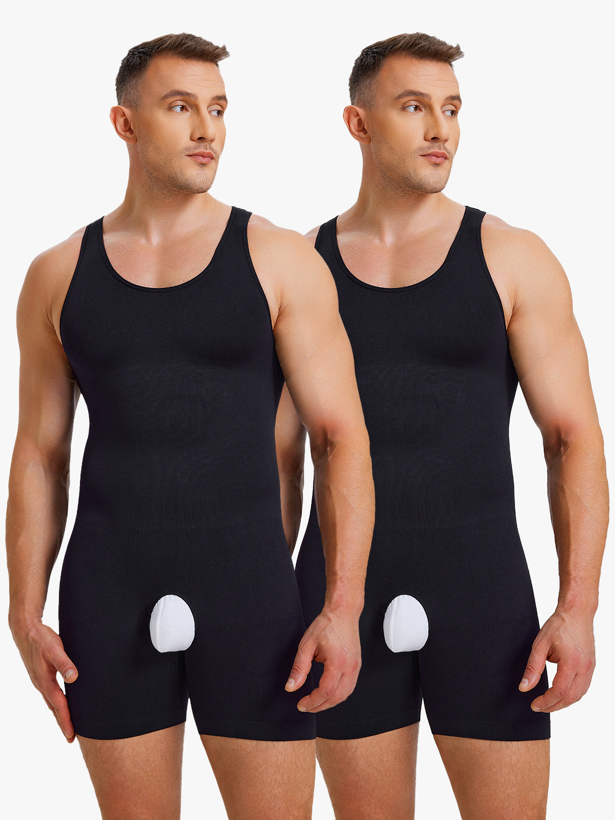 Seamless Comfort Crotch Opening  Full Body Shaper Bodysuit