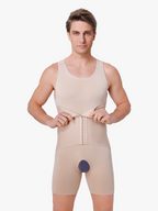 Men's Seamless Double Tummy Control Bodysuit