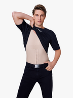 Men's Seamless Double Tummy Control Bodysuit