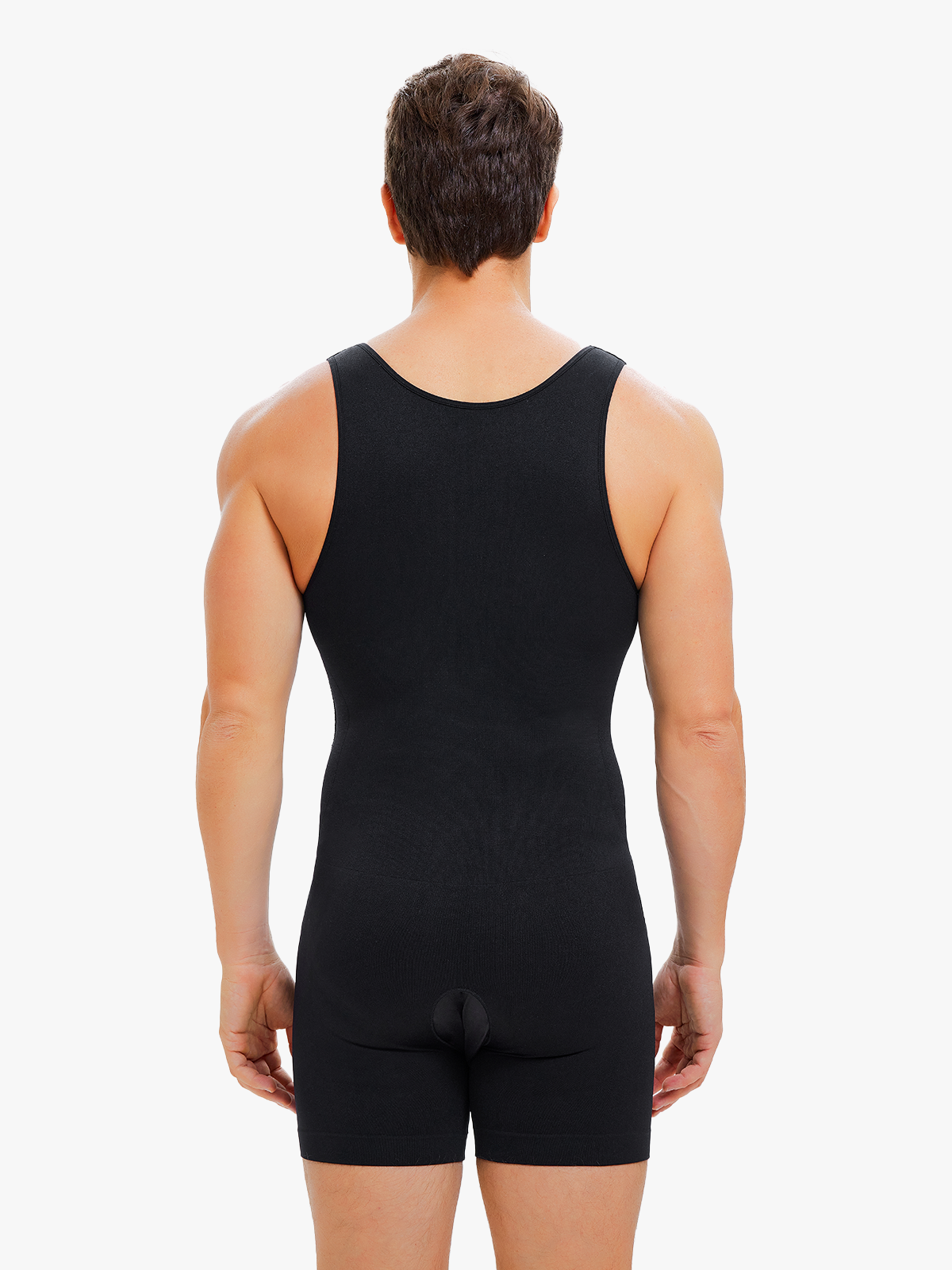 Men's Seamless Double Tummy Control Bodysuit