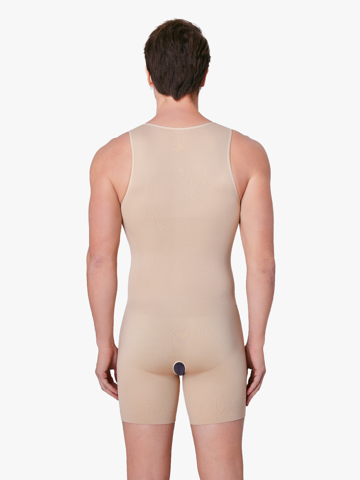 Men's Seamless Zipper Slimming Bodysuit