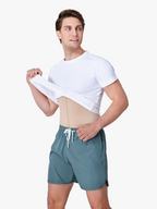 Men's Seamless Zipper Slimming Bodysuit