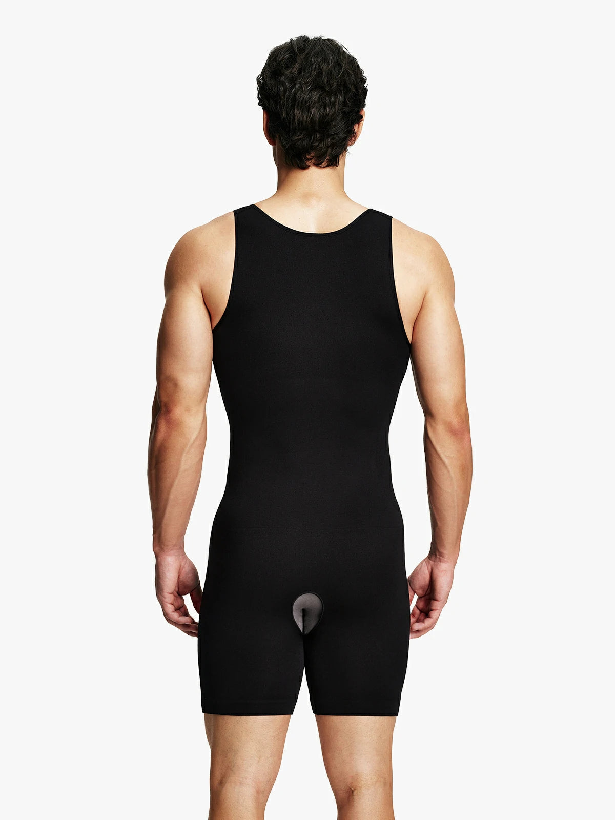 Men's Seamless Zipper Slimming Bodysuit Secondary image
