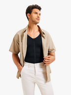 Men's Seamless Zipper Slimming Bodysuit