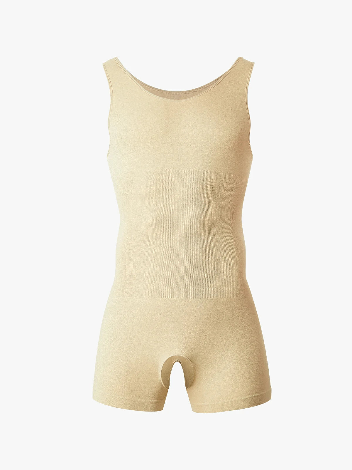 Men's Seamless Crotch Opening Bodysuit