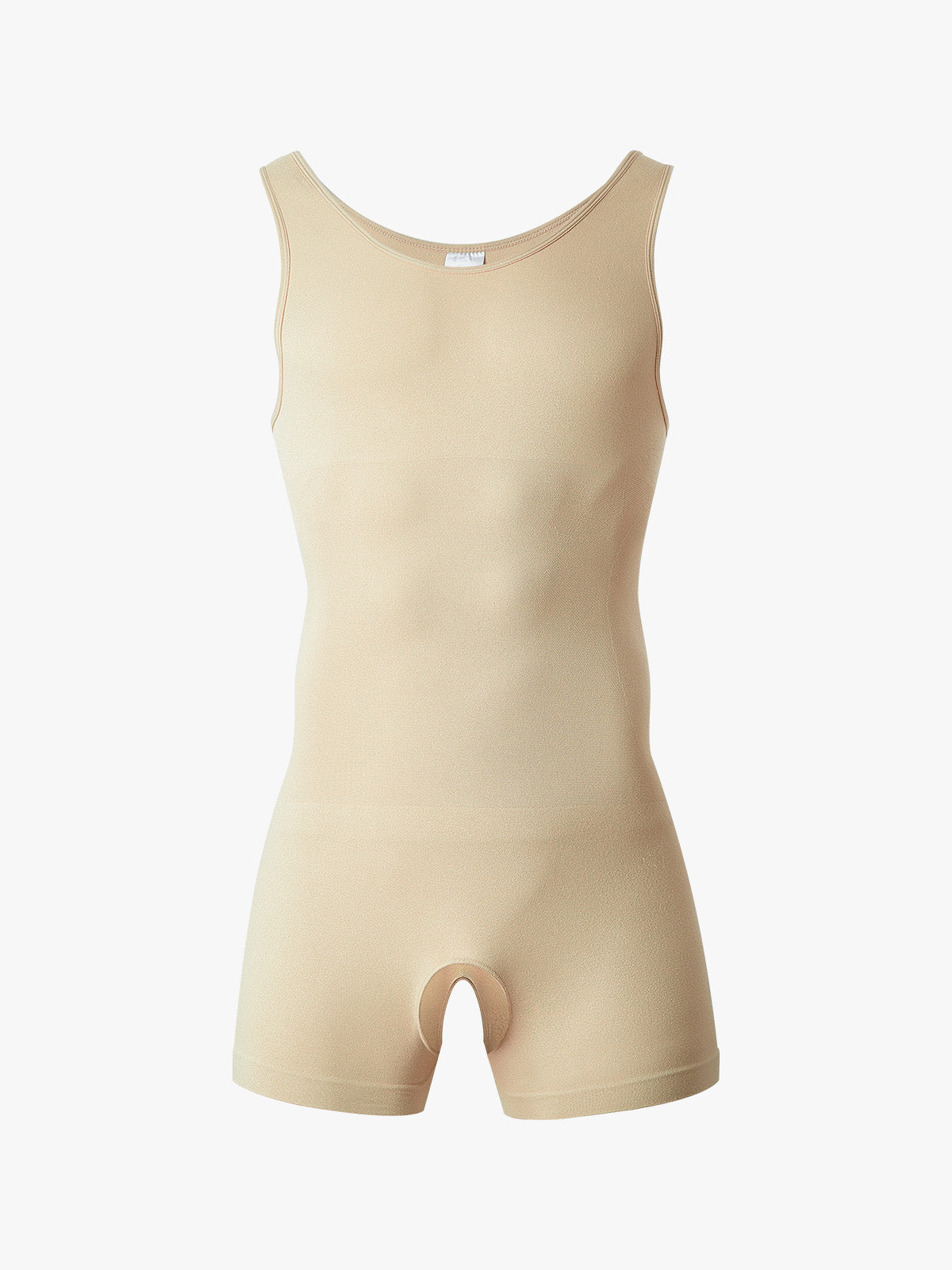 Men's Seamless Crotch Opening Bodysuit