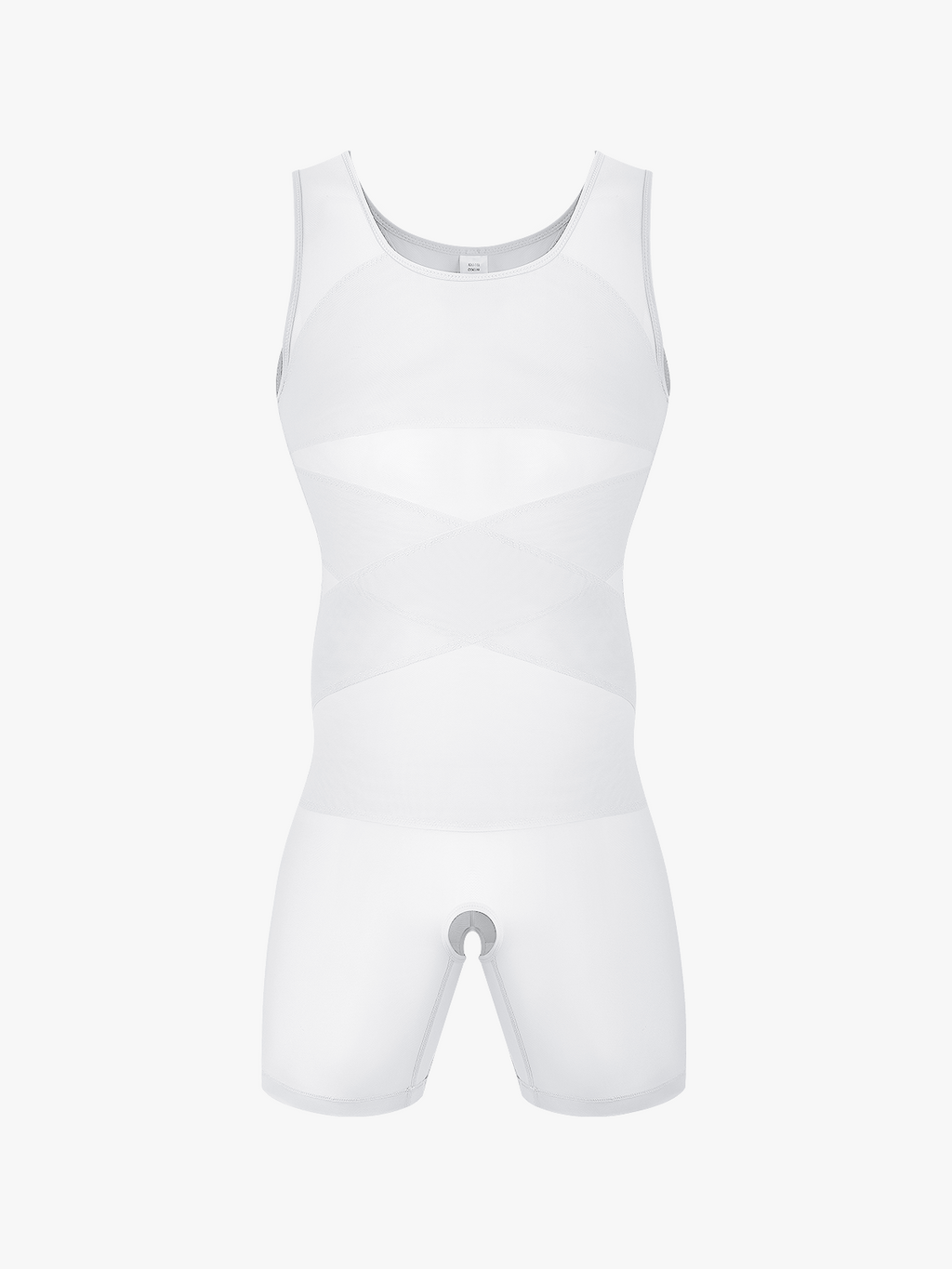 Men's Mesh Tummy Control Bodysuit