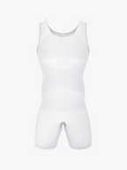 Men's Mesh Tummy Control Bodysuit