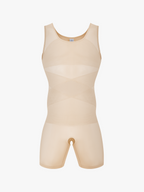 Men's Mesh Tummy Control Bodysuit
