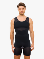Men's Mesh Tummy Control Bodysuit