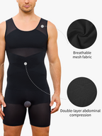 Men's Mesh Tummy Control Bodysuit