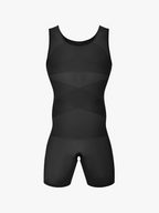 Men's Mesh Tummy Control Bodysuit