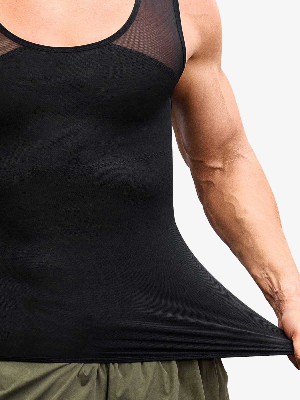 Men's Breathable Tummy Control Tank Top