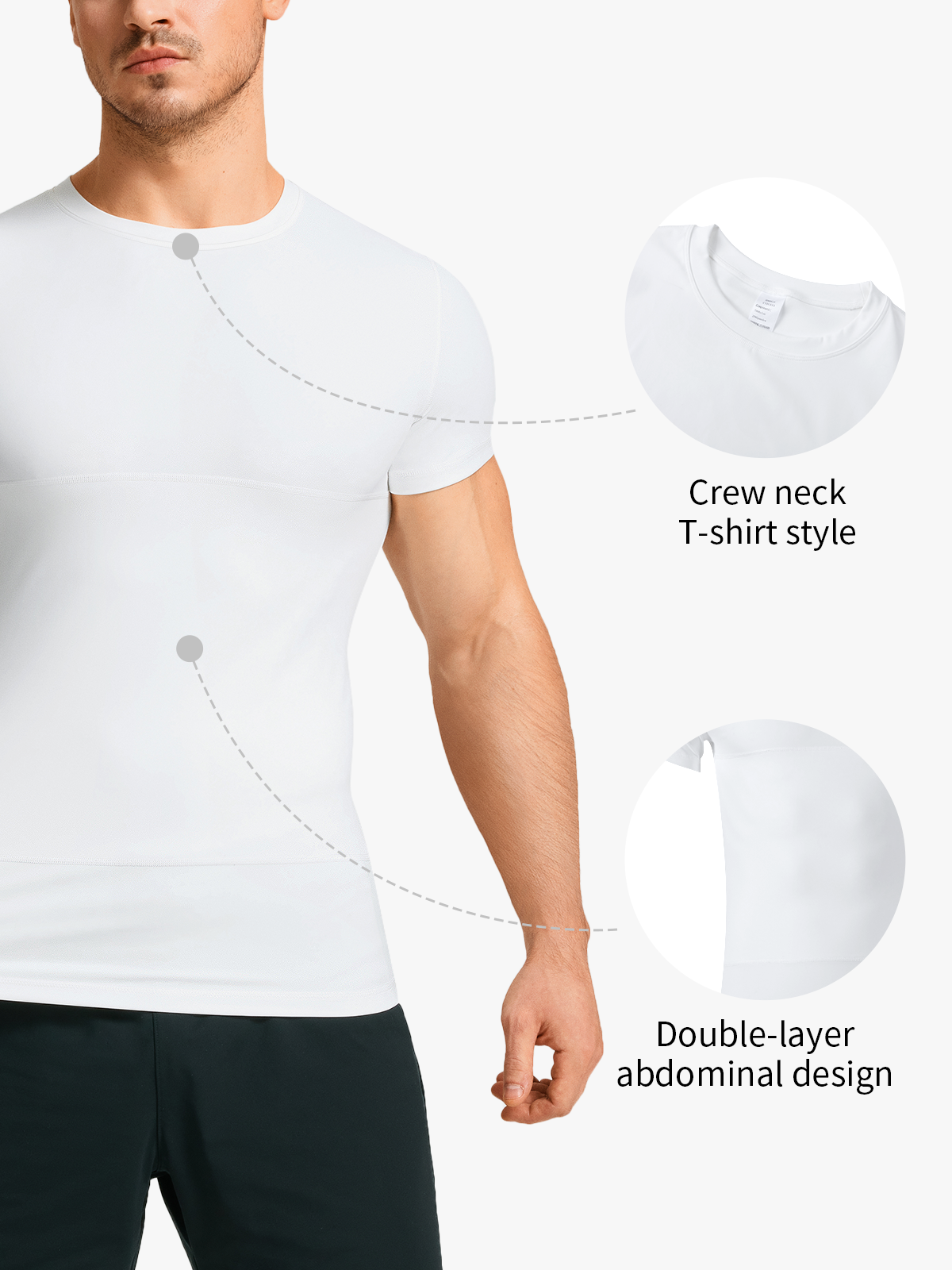Men's Sweat-Wicking Compression Shirt