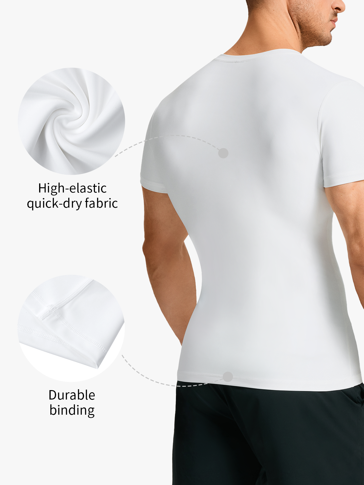 Men's Sweat-Wicking Compression Shirt