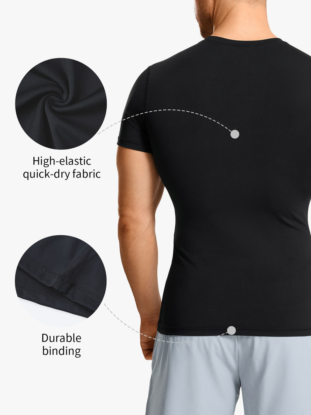 Men's Sweat-Wicking Compression Shirt