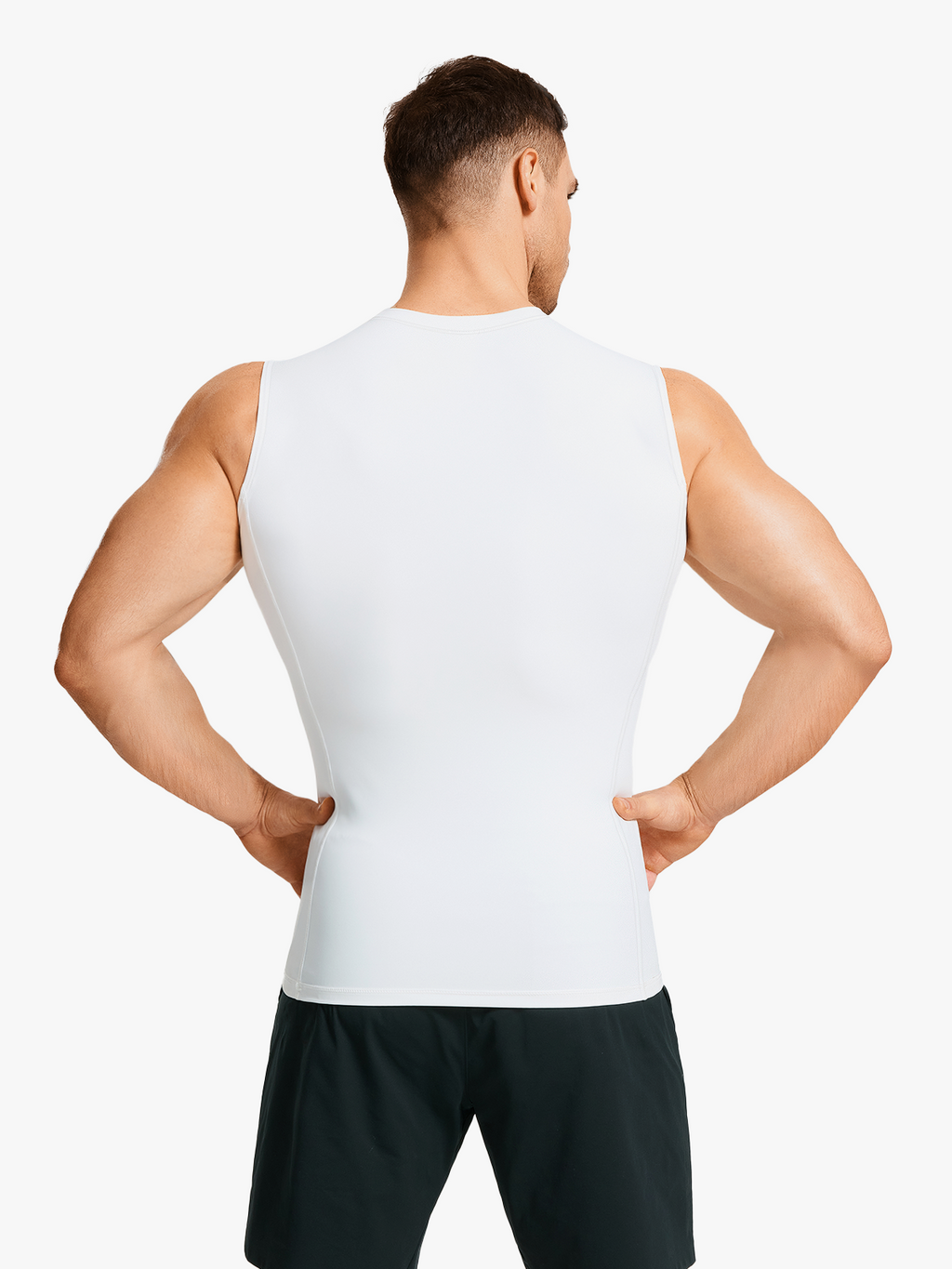 Men's Crew Neck Compression Tank Top