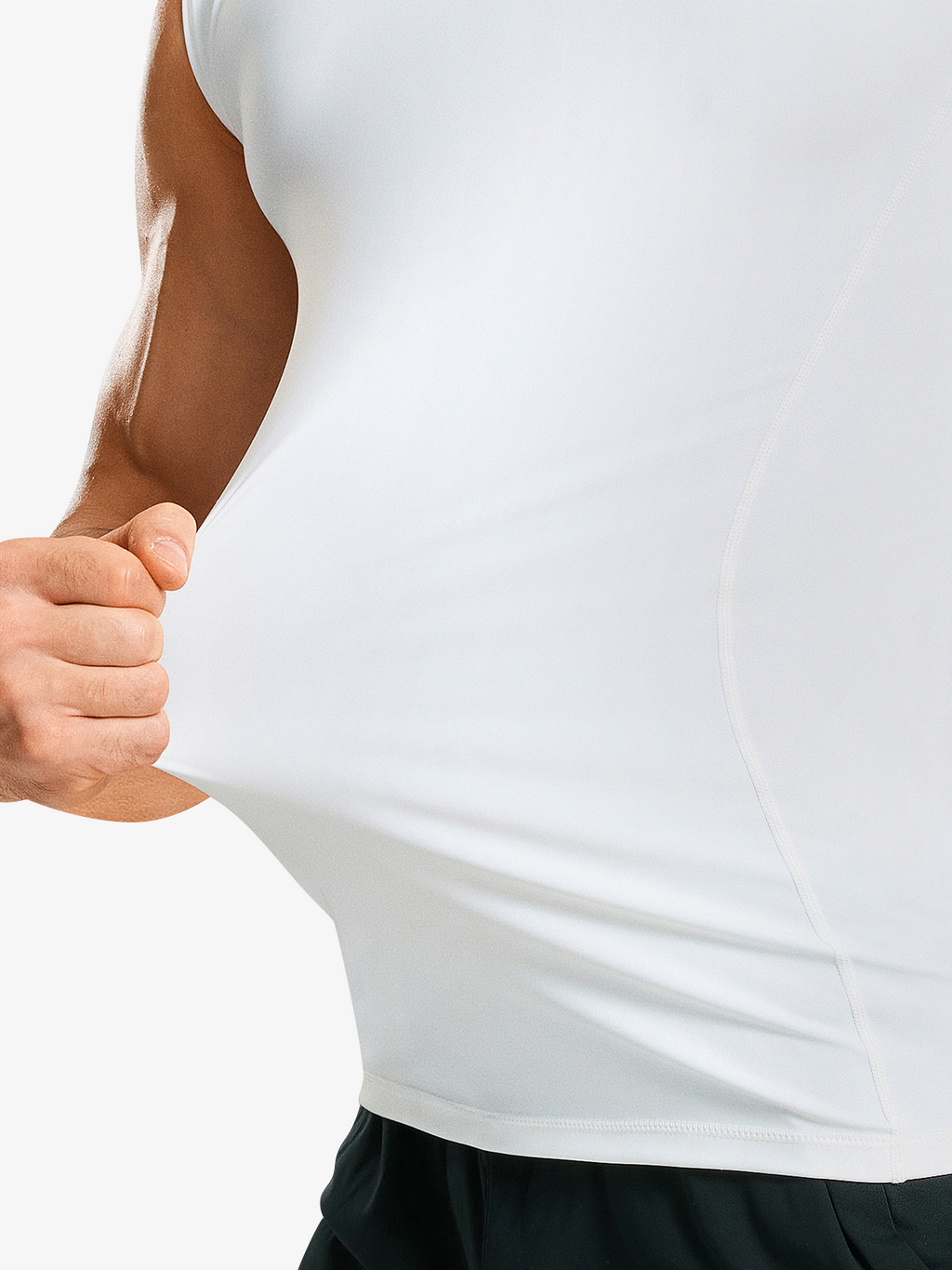 Men's Crew Neck Compression Tank Top