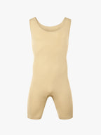 Men's Seamless U-Neck Mid-Thigh Bodysuit