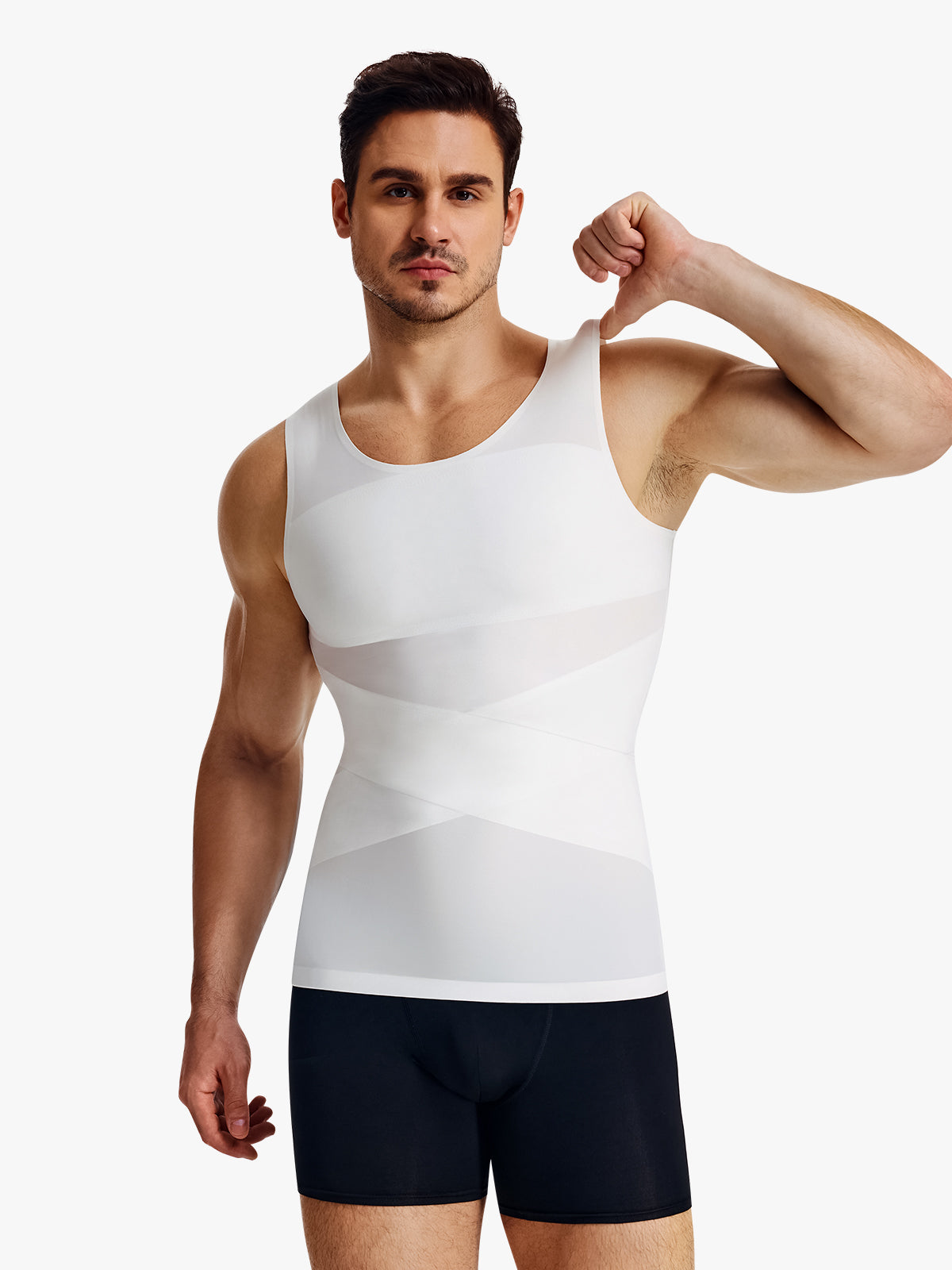 【50%OFF】Men's Seamless Breathable Tummy Control Tank Top