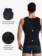 【50%OFF】Men's Seamless Breathable Tummy Control Tank Top
