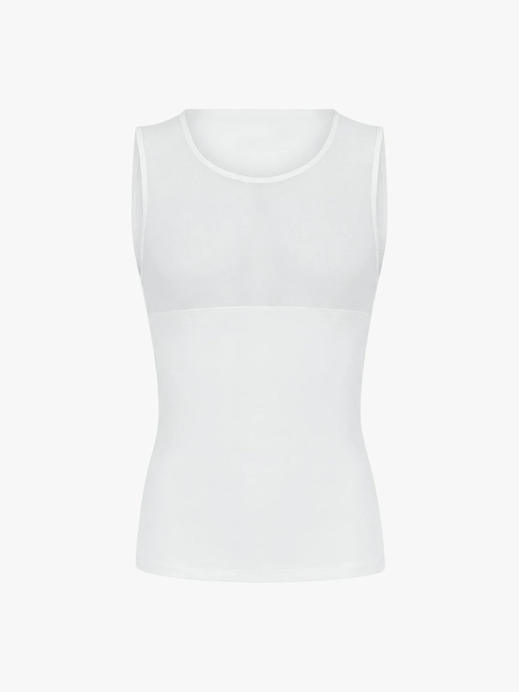 Men's Sleeveless Compression Shirt Tummy Control Mesh Tank Top Body Shaper Vest