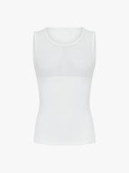 Men's Sleeveless Compression Shirt Tummy Control Mesh Tank Top Body Shaper Vest