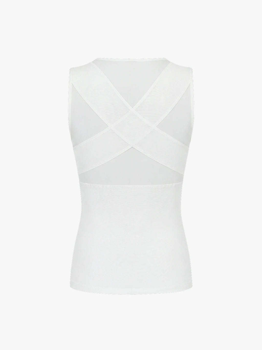 Men's Sleeveless Compression Shirt Tummy Control Mesh Tank Top Body Shaper Vest