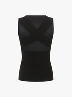 Men's Sleeveless Compression Shirt Tummy Control Mesh Tank Top Body Shaper Vest