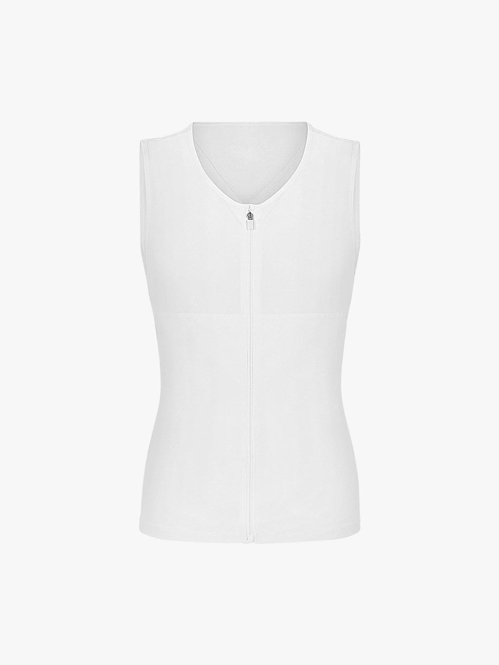 Mesh Zipper Compression Tank Top for Men