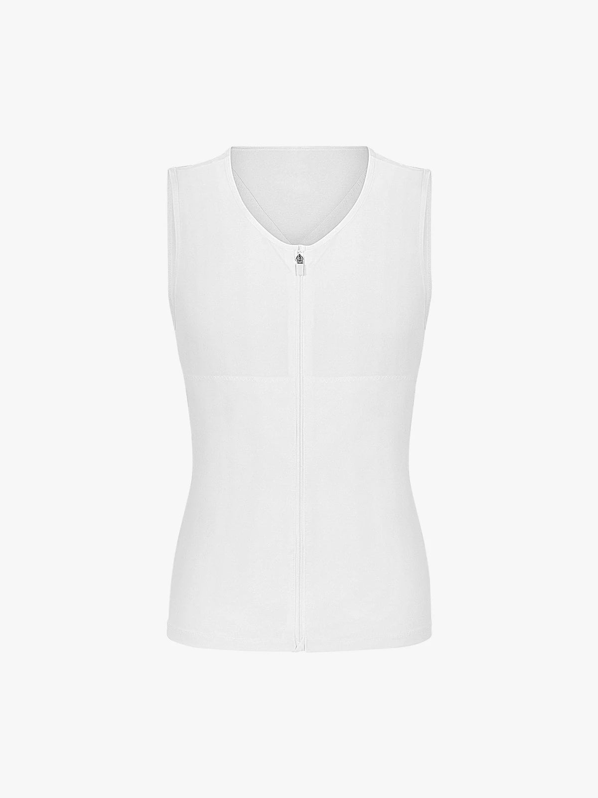 Mesh Zipper Compression Tank Top for Men