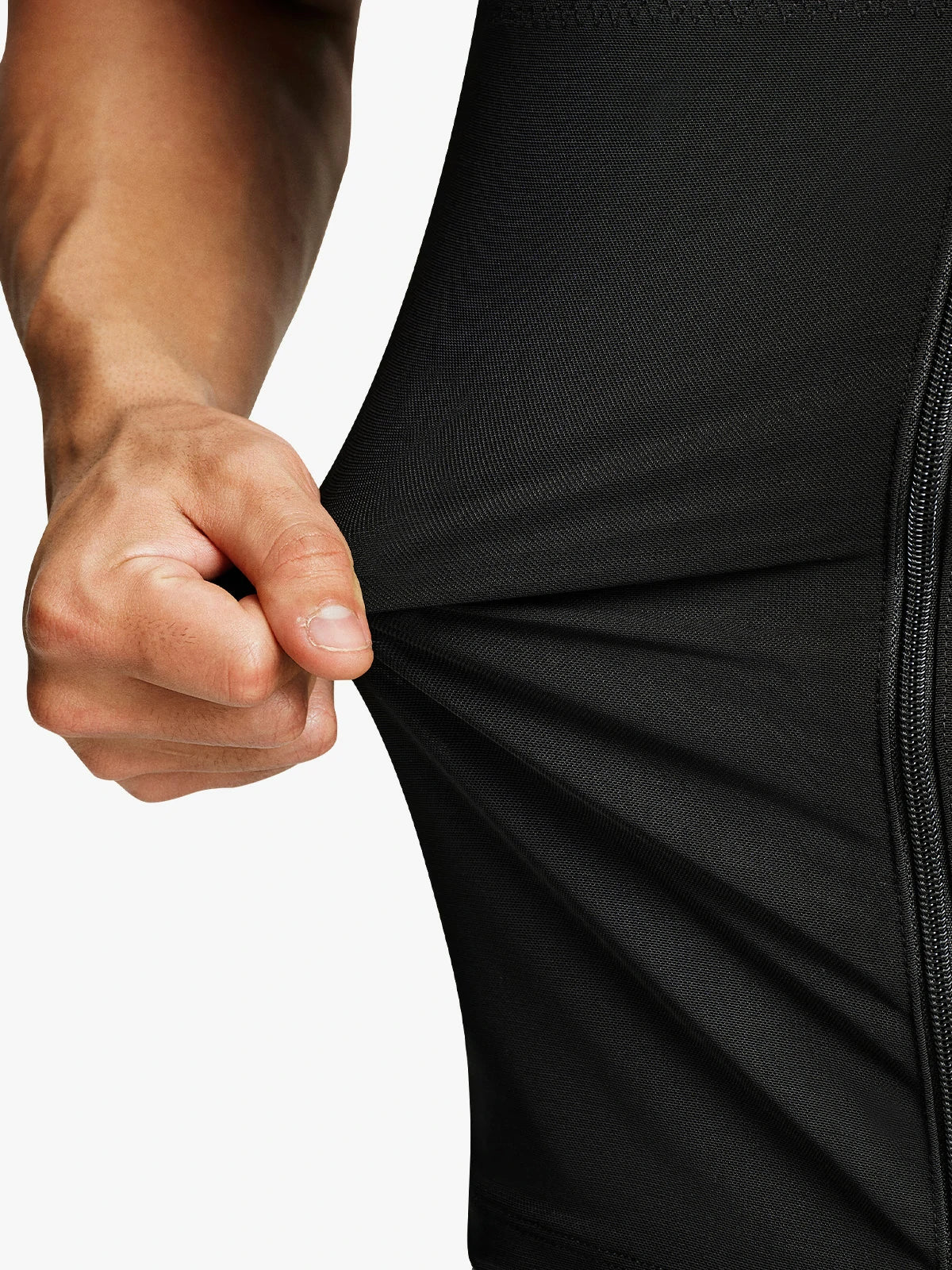 Mesh Zipper Compression Tank Top for Men