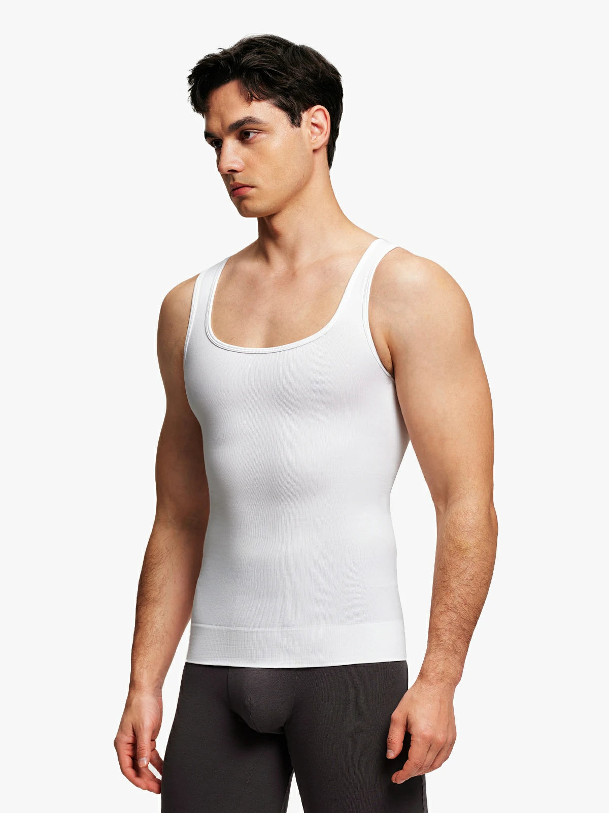 【Free Gift with Any 2 Items】Seamless Comfy Compression Tank Top for Men Secondary image
