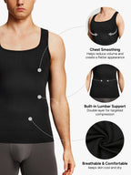 【Free Gift with Any 2 Items】Seamless Comfy Compression Tank Top for Men